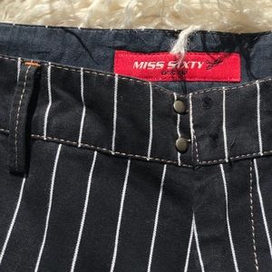 MISS SIXTY WIDE LEG STRIPPD PALLADO PANTS